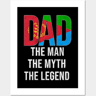 Eritrean Dad The Man The Myth The Legend - Gift for Eritrean Dad With Roots From Eritrean Posters and Art